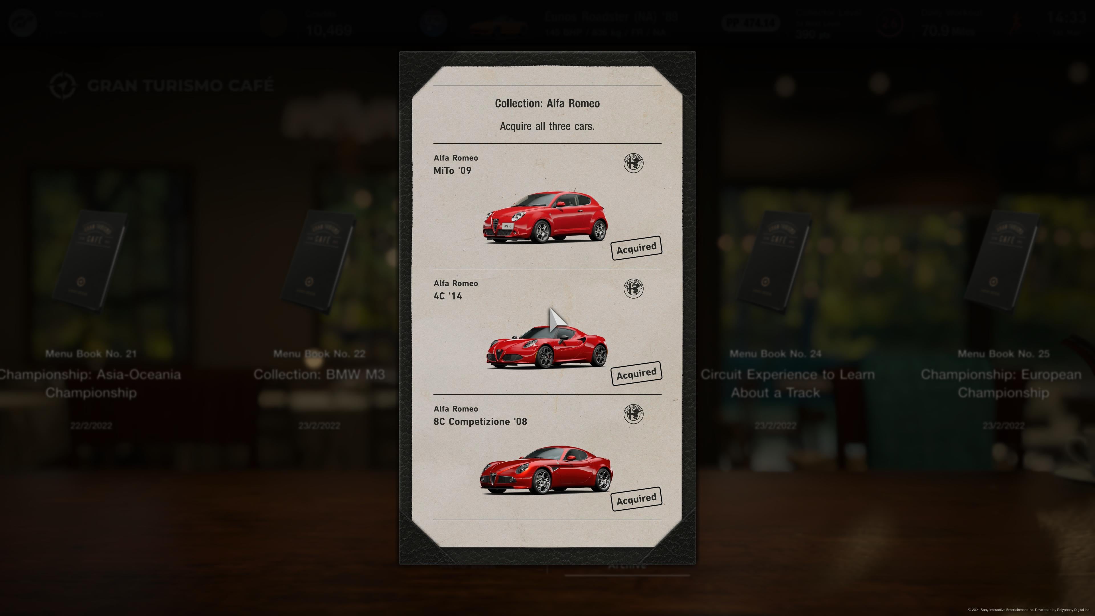 Gran Turismo 7 walkthrough of all Menu Book car unlocks